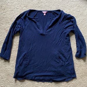 Lilly Pulitzer navy shirt